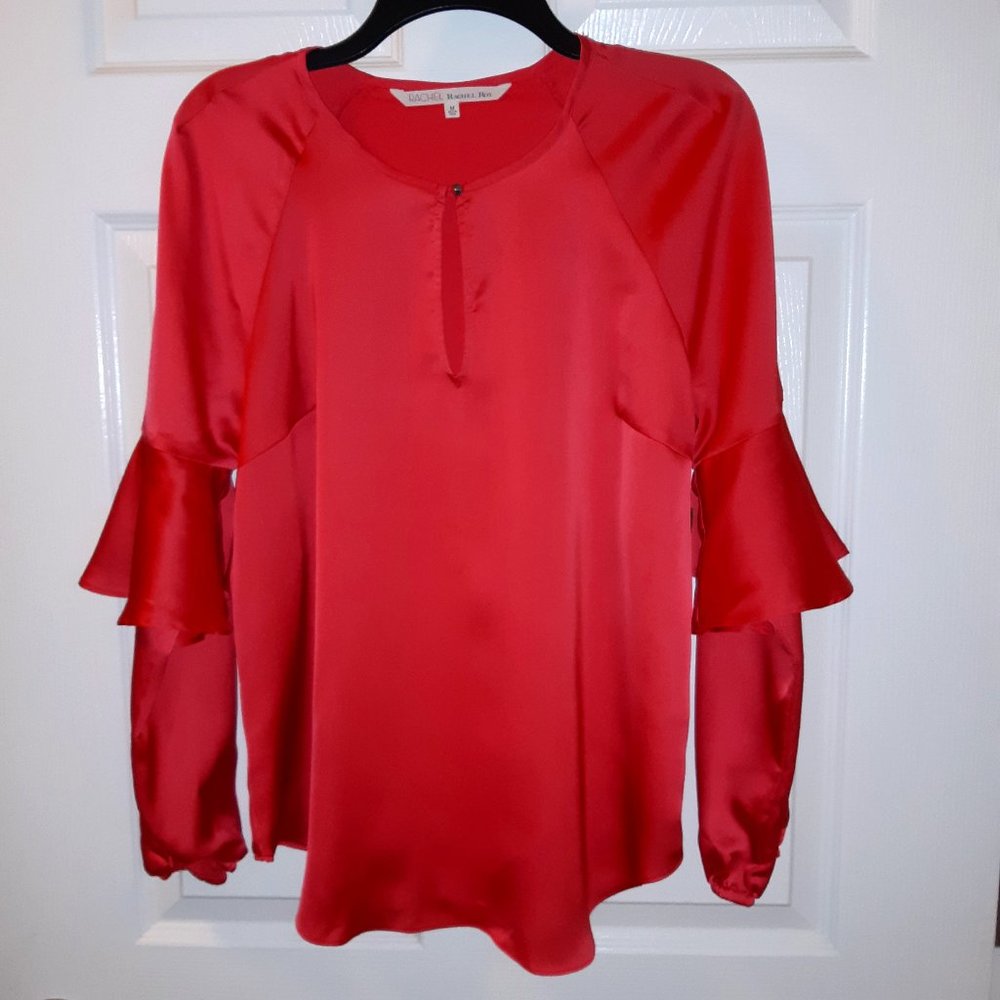 Rachel Roy Ruffle Long Sleeve Blouse